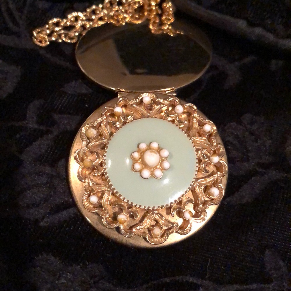 Vintage Locket With Long chain